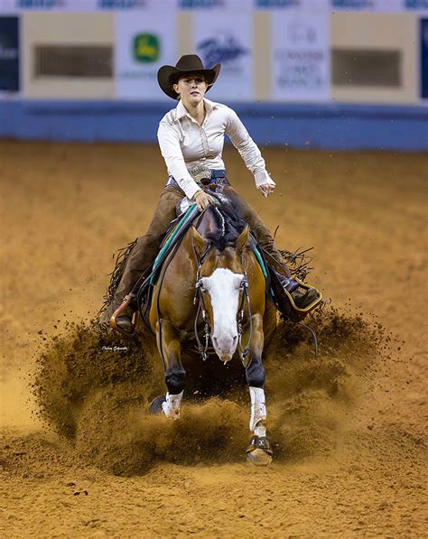 gina maria schumacher|Gina Maria Schumacher Reining Horses in Open Derby with a.